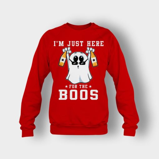 Im-Just-Here-For-The-Boos-Halloween-Crewneck-Sweatshirt-Red