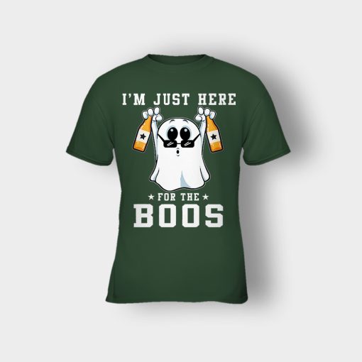 Im-Just-Here-For-The-Boos-Halloween-Kids-T-Shirt-Forest