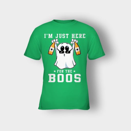 Im-Just-Here-For-The-Boos-Halloween-Kids-T-Shirt-Irish-Green