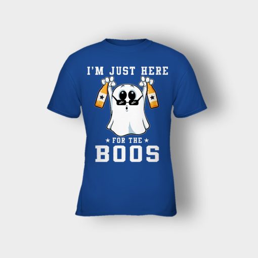 Im-Just-Here-For-The-Boos-Halloween-Kids-T-Shirt-Royal