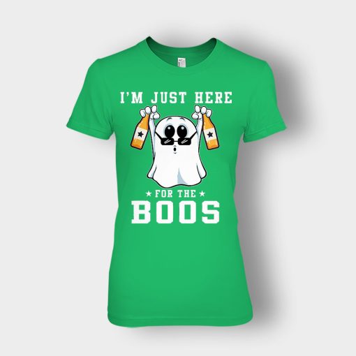 Im-Just-Here-For-The-Boos-Halloween-Ladies-T-Shirt-Irish-Green