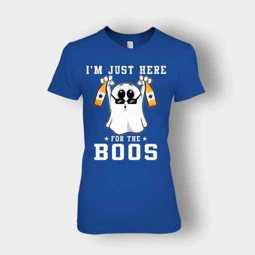 Im-Just-Here-For-The-Boos-Halloween-Ladies-T-Shirt-Royal