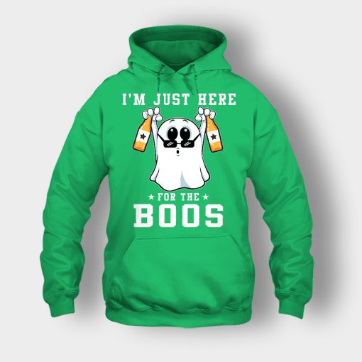 Im-Just-Here-For-The-Boos-Halloween-Unisex-Hoodie-Irish-Green