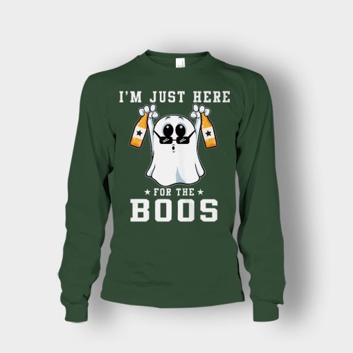Im-Just-Here-For-The-Boos-Halloween-Unisex-Long-Sleeve-Forest