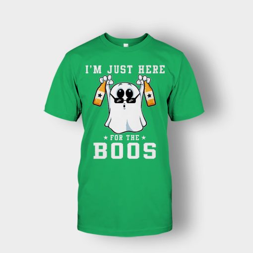 Im-Just-Here-For-The-Boos-Halloween-Unisex-T-Shirt-Irish-Green