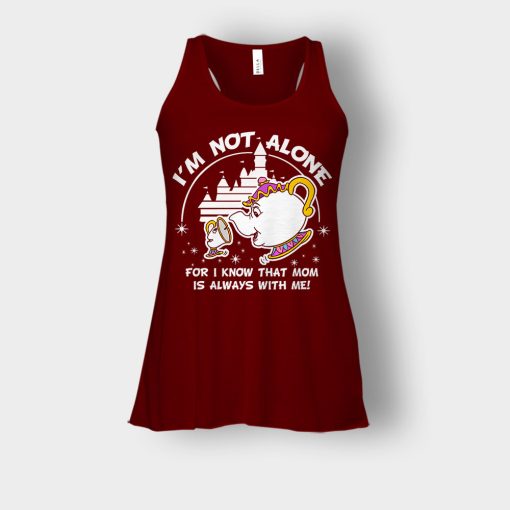 Im-Not-Alone-Mom-Is-With-Me-Disney-Beauty-And-The-Beast-Bella-Womens-Flowy-Tank-Maroon