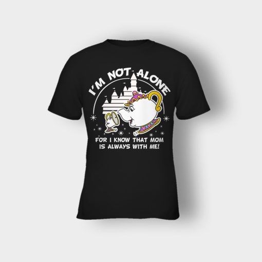 Im-Not-Alone-Mom-Is-With-Me-Disney-Beauty-And-The-Beast-Kids-T-Shirt-Black