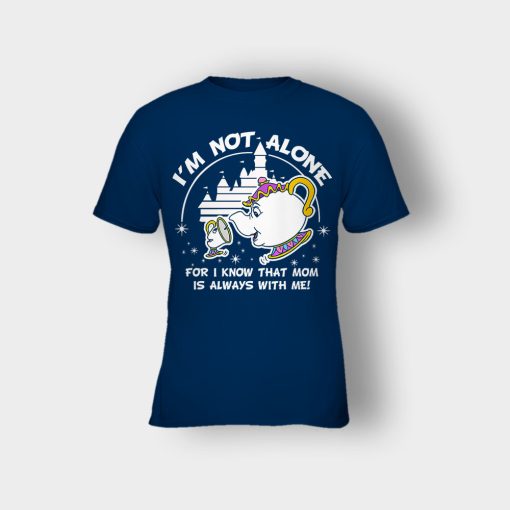 Im-Not-Alone-Mom-Is-With-Me-Disney-Beauty-And-The-Beast-Kids-T-Shirt-Navy