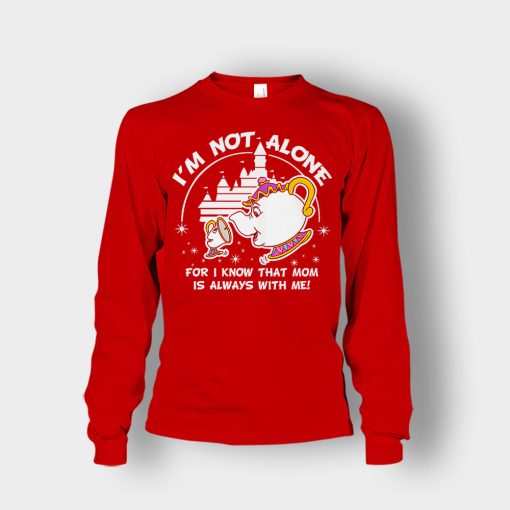 Im-Not-Alone-Mom-Is-With-Me-Disney-Beauty-And-The-Beast-Unisex-Long-Sleeve-Red