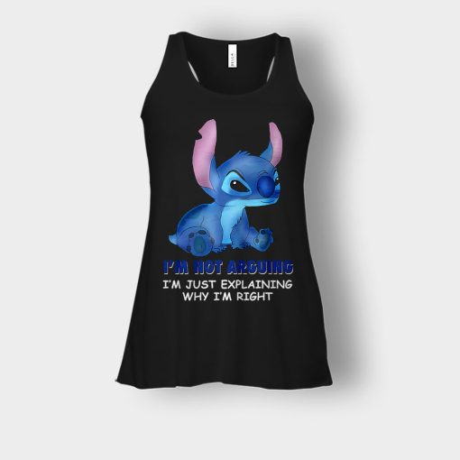 Im-Not-Arguing-Disney-Lilo-And-Stitch-Bella-Womens-Flowy-Tank-Black