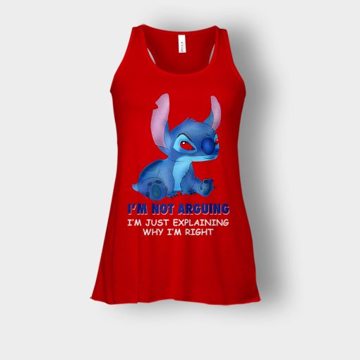 Im-Not-Arguing-Disney-Lilo-And-Stitch-Bella-Womens-Flowy-Tank-Red