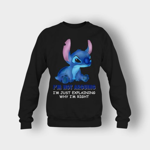 Im-Not-Arguing-Disney-Lilo-And-Stitch-Crewneck-Sweatshirt-Black