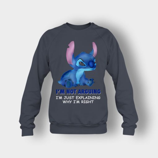 Im-Not-Arguing-Disney-Lilo-And-Stitch-Crewneck-Sweatshirt-Dark-Heather