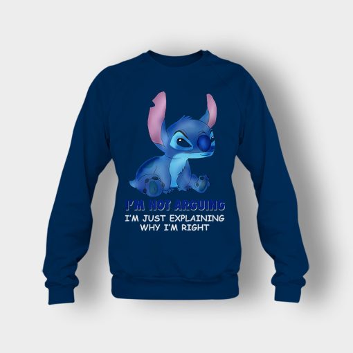 Im-Not-Arguing-Disney-Lilo-And-Stitch-Crewneck-Sweatshirt-Navy