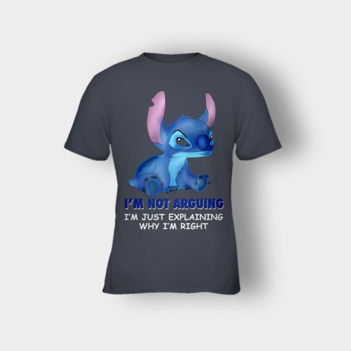 Im-Not-Arguing-Disney-Lilo-And-Stitch-Kids-T-Shirt-Dark-Heather