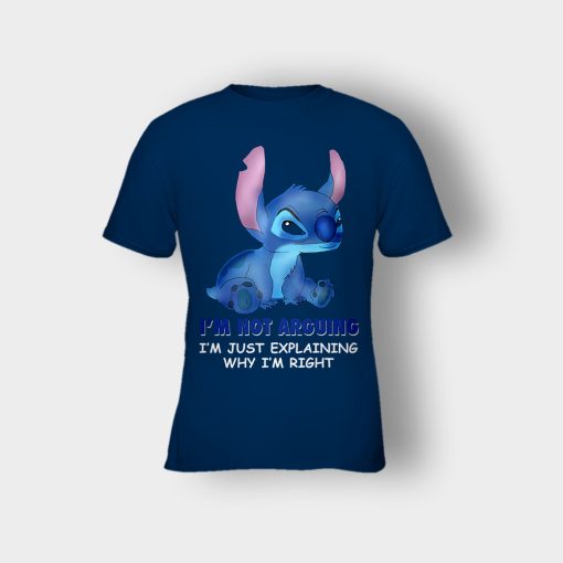 Im-Not-Arguing-Disney-Lilo-And-Stitch-Kids-T-Shirt-Navy