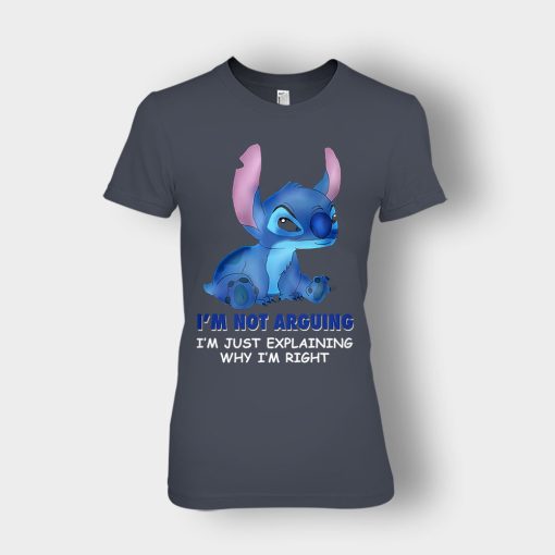 Im-Not-Arguing-Disney-Lilo-And-Stitch-Ladies-T-Shirt-Dark-Heather