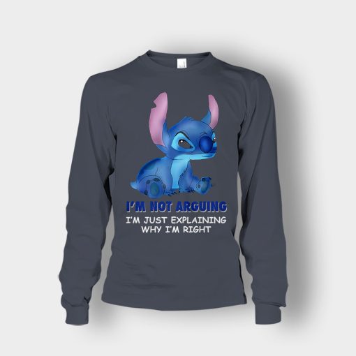 Im-Not-Arguing-Disney-Lilo-And-Stitch-Unisex-Long-Sleeve-Dark-Heather