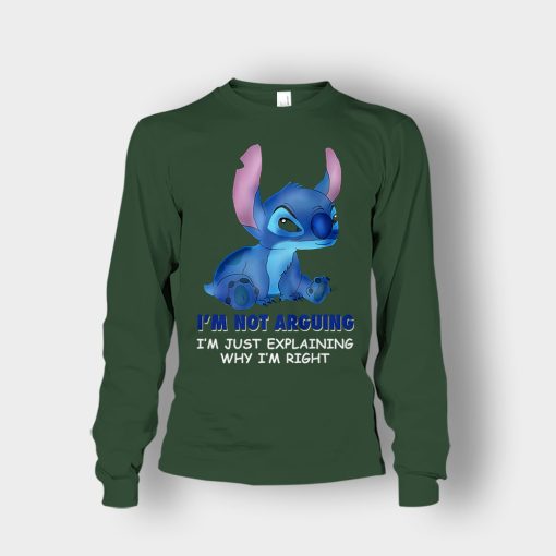 Im-Not-Arguing-Disney-Lilo-And-Stitch-Unisex-Long-Sleeve-Forest