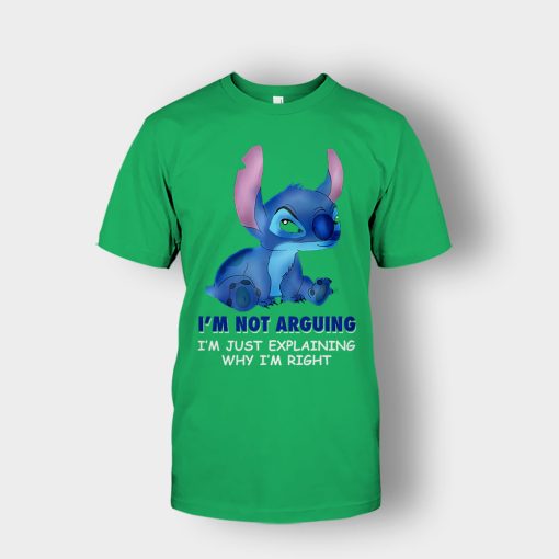 Im-Not-Arguing-Disney-Lilo-And-Stitch-Unisex-T-Shirt-Irish-Green