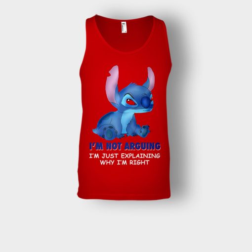 Im-Not-Arguing-Disney-Lilo-And-Stitch-Unisex-Tank-Top-Red