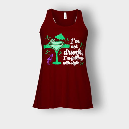 Im-Not-Drunk-Im-Falling-With-Style-Disney-Toy-Story-Bella-Womens-Flowy-Tank-Maroon