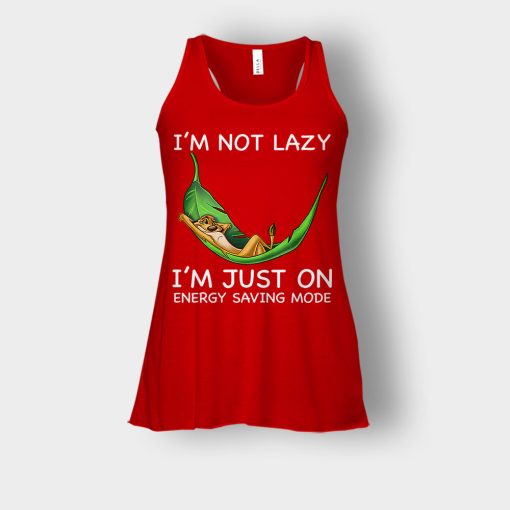 Im-Not-Lazy-Im-Just-On-Energy-Saving-Mode-The-Lion-King-Disney-Inspired-Bella-Womens-Flowy-Tank-Red