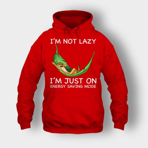Im-Not-Lazy-Im-Just-On-Energy-Saving-Mode-The-Lion-King-Disney-Inspired-Unisex-Hoodie-Red
