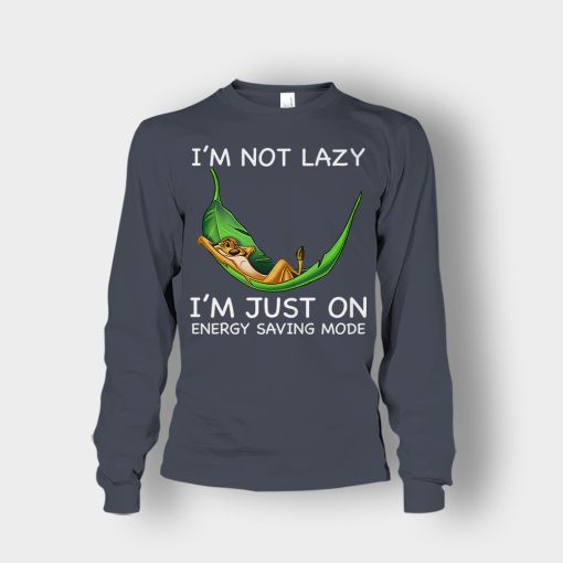 Im-Not-Lazy-Im-Just-On-Energy-Saving-Mode-The-Lion-King-Disney-Inspired-Unisex-Long-Sleeve-Dark-Heather