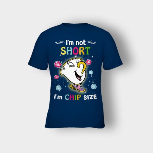 Im-Not-Short-Disney-Beauty-And-The-Beast-Kids-T-Shirt-Navy