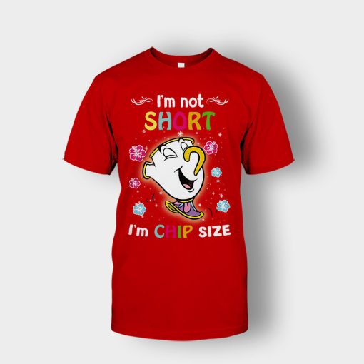 Im-Not-Short-Disney-Beauty-And-The-Beast-Unisex-T-Shirt-Red