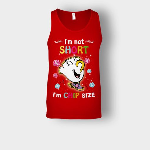 Im-Not-Short-Disney-Beauty-And-The-Beast-Unisex-Tank-Top-Red