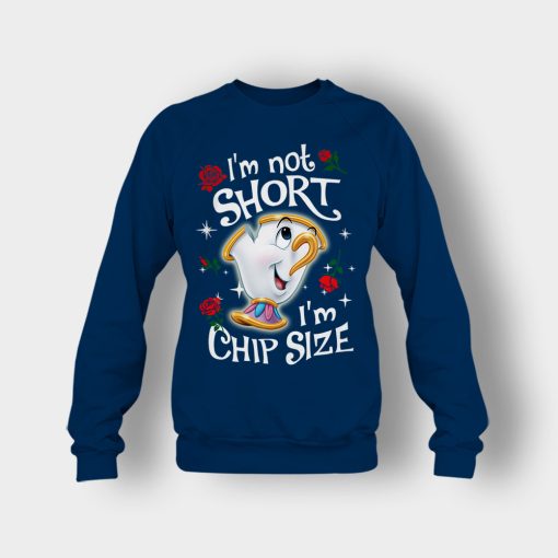 Im-Not-Short-Im-Chip-Size-Disney-Beauty-And-The-Beast-Crewneck-Sweatshirt-Navy