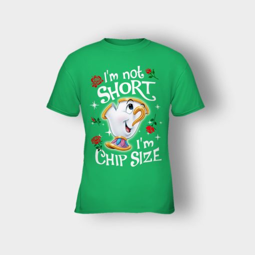 Im-Not-Short-Im-Chip-Size-Disney-Beauty-And-The-Beast-Kids-T-Shirt-Irish-Green