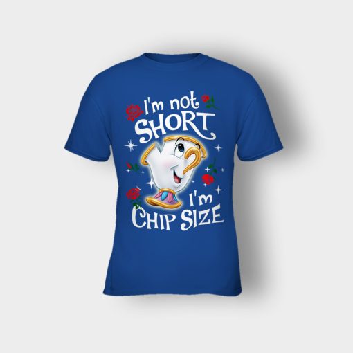 Im-Not-Short-Im-Chip-Size-Disney-Beauty-And-The-Beast-Kids-T-Shirt-Royal