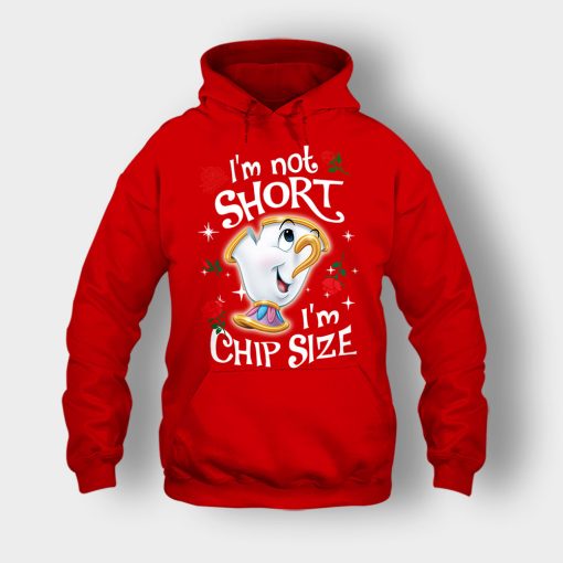 Im-Not-Short-Im-Chip-Size-Disney-Beauty-And-The-Beast-Unisex-Hoodie-Red