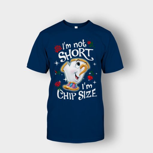 Im-Not-Short-Im-Chip-Size-Disney-Beauty-And-The-Beast-Unisex-T-Shirt-Navy