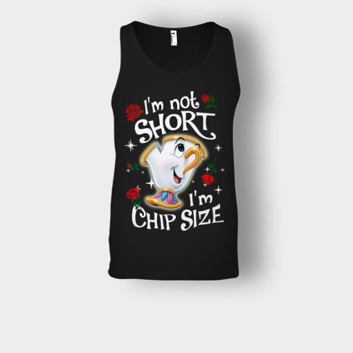 Im-Not-Short-Im-Chip-Size-Disney-Beauty-And-The-Beast-Unisex-Tank-Top-Black