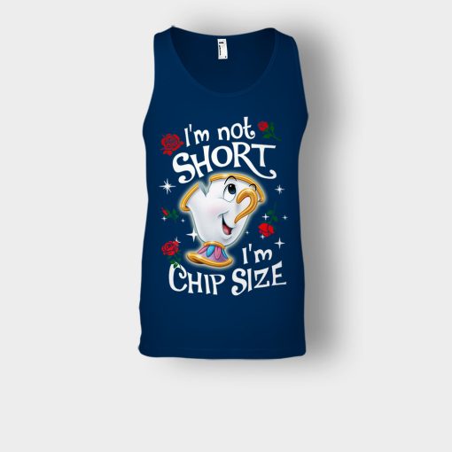Im-Not-Short-Im-Chip-Size-Disney-Beauty-And-The-Beast-Unisex-Tank-Top-Navy