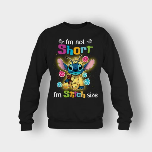 Im-Not-Short-Im-Stitch-Size-Disney-Lilo-And-Stitch-Crewneck-Sweatshirt-Black