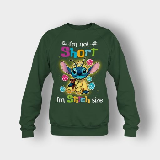 Im-Not-Short-Im-Stitch-Size-Disney-Lilo-And-Stitch-Crewneck-Sweatshirt-Forest