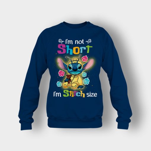 Im-Not-Short-Im-Stitch-Size-Disney-Lilo-And-Stitch-Crewneck-Sweatshirt-Navy