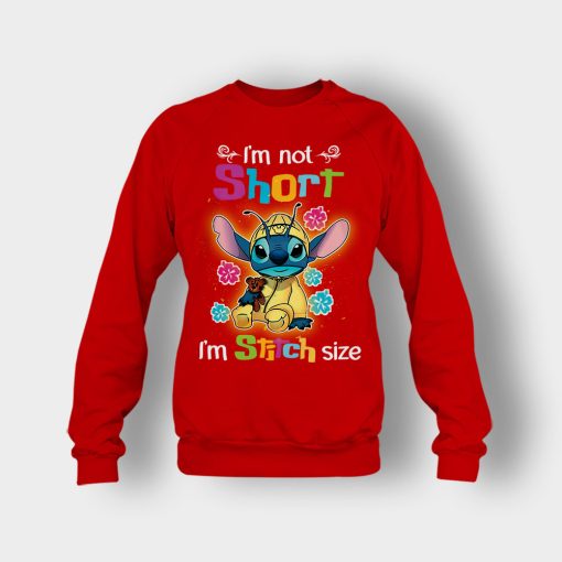 Im-Not-Short-Im-Stitch-Size-Disney-Lilo-And-Stitch-Crewneck-Sweatshirt-Red