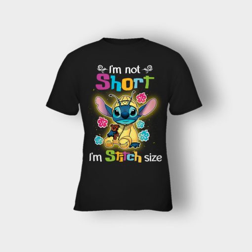 Im-Not-Short-Im-Stitch-Size-Disney-Lilo-And-Stitch-Kids-T-Shirt-Black
