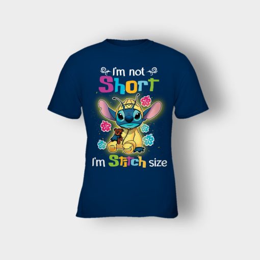 Im-Not-Short-Im-Stitch-Size-Disney-Lilo-And-Stitch-Kids-T-Shirt-Navy