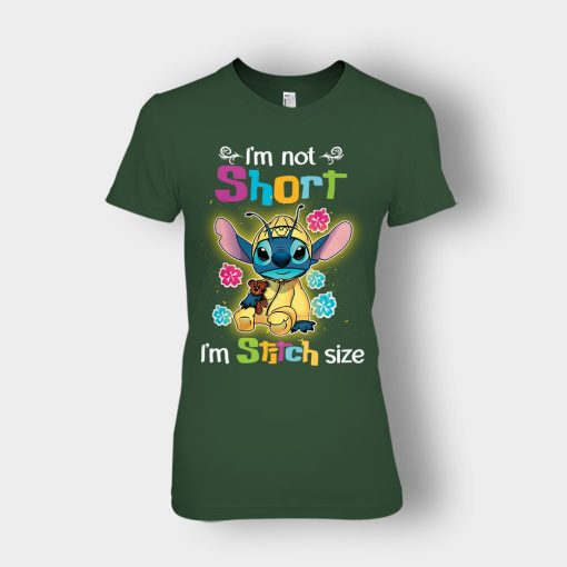 Im-Not-Short-Im-Stitch-Size-Disney-Lilo-And-Stitch-Ladies-T-Shirt-Forest