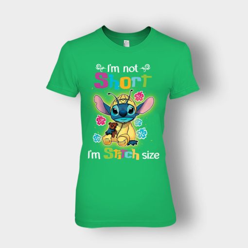 Im-Not-Short-Im-Stitch-Size-Disney-Lilo-And-Stitch-Ladies-T-Shirt-Irish-Green