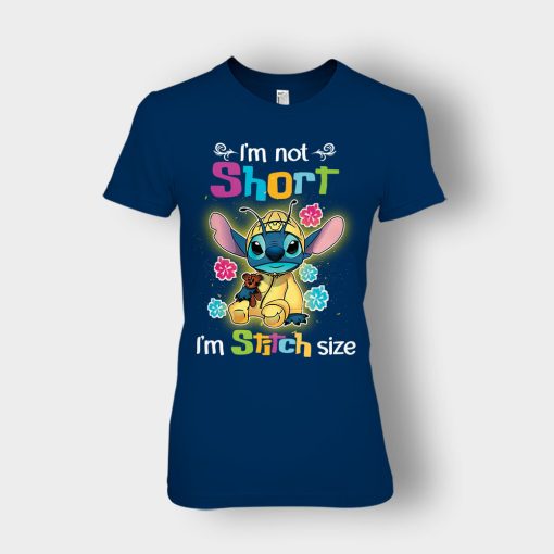 Im-Not-Short-Im-Stitch-Size-Disney-Lilo-And-Stitch-Ladies-T-Shirt-Navy