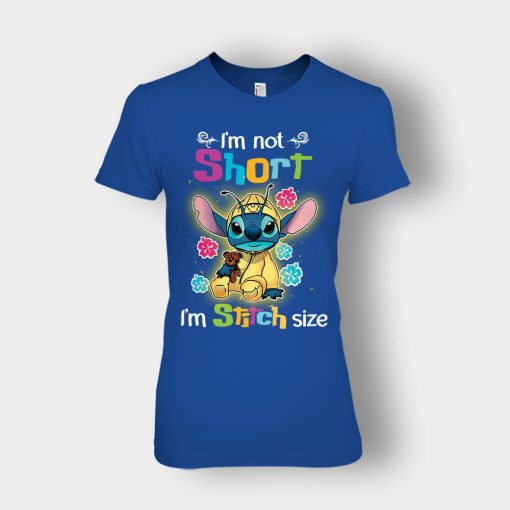 Im-Not-Short-Im-Stitch-Size-Disney-Lilo-And-Stitch-Ladies-T-Shirt-Royal