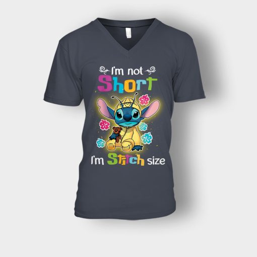 Im-Not-Short-Im-Stitch-Size-Disney-Lilo-And-Stitch-Unisex-V-Neck-T-Shirt-Dark-Heather